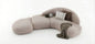 Modern Curved Cloud Sofa – Luxury Bouclé Upholstered Sectional Couch